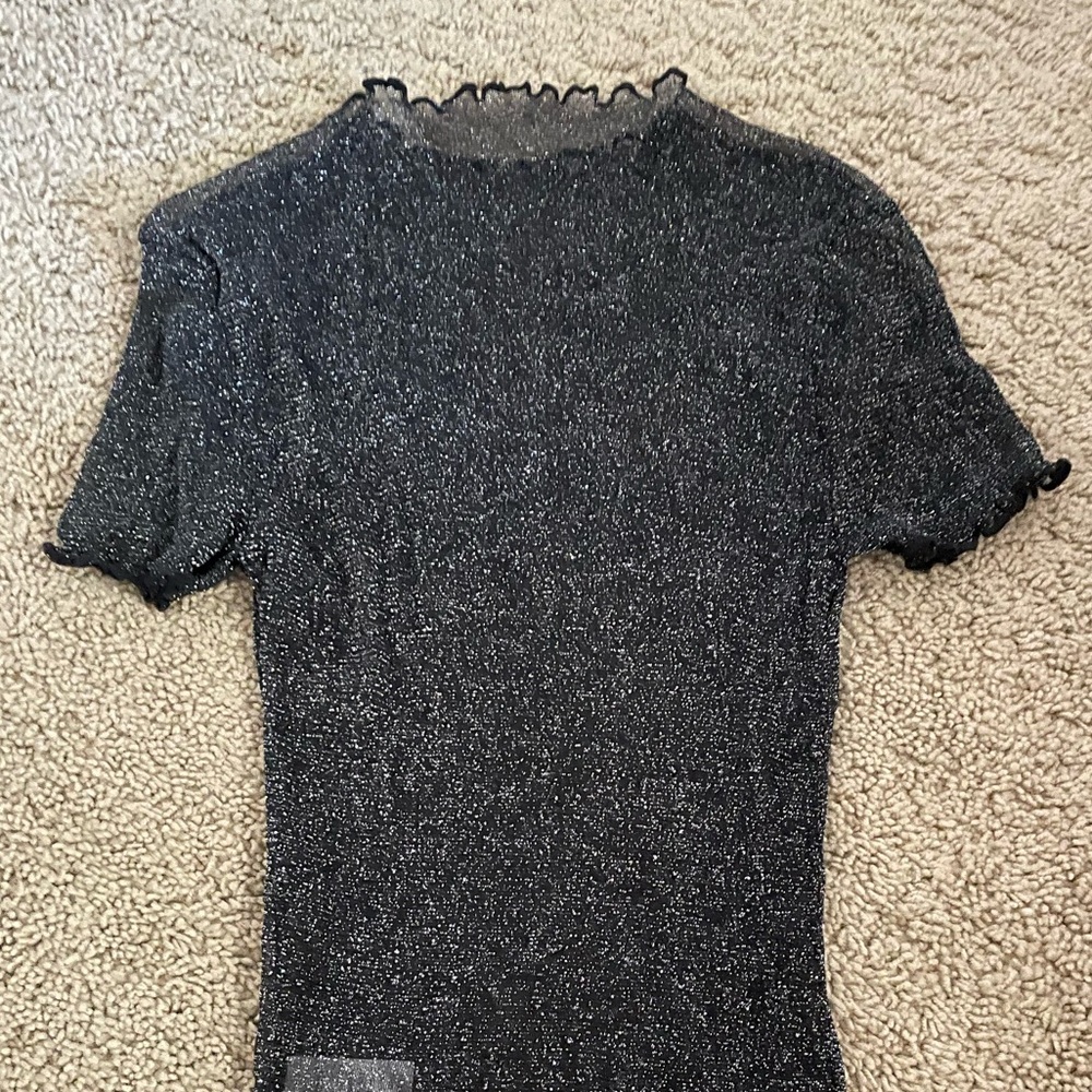Sheer Sparkly Top